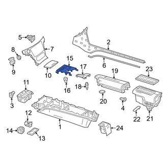 Mercedes-Benz OE - Center Console Trim Panel