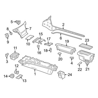 Mercedes-Benz OE - Center Console (Console & Components)