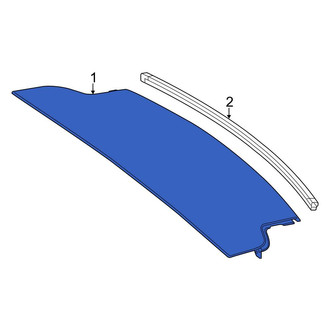 Mercedes-Benz OE - Convertible Top Stowage Compartment Lid