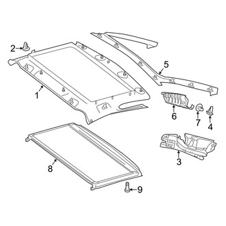 Mercedes-Benz OE - Retractable Top - Interior Trim