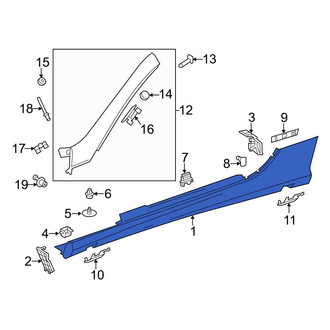 Mercedes-Benz OE - Left Rocker Panel Guard