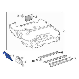 Mercedes-Benz OE - Foot Rest Bracket