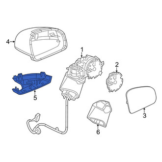 Mercedes-Benz OE - Front Left Door Mirror Trim Ring
