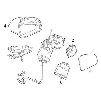Mercedes-Benz OE - Door - Outside Mirrors