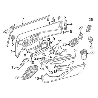 Mercedes-Benz OE - Door - Interior Trim