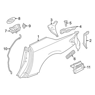 Mercedes-Benz OE - Quarter Panel & Components