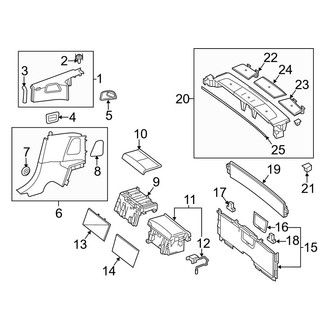 Mercedes-Benz OE - Quarter Panel - Interior Trim