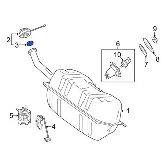 Mercedes-Benz OE - Fuel Tank Cap Seal