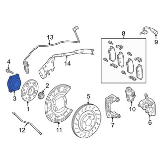 Mercedes-Benz OE - Rear Wheel Bearing