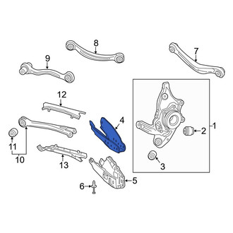 Mercedes-Benz OE - Front Left Lower Forward Suspension Control Arm