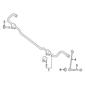 Mercedes-Benz OE - Rear Suspension - Stabilizer Bar & Components