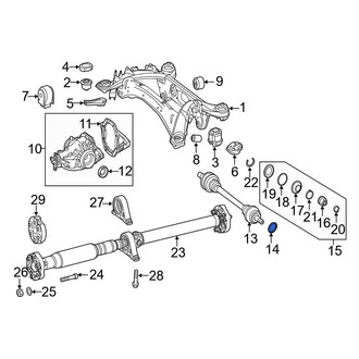 Mercedes-Benz OE - Rear ABS Wheel Speed Sensor Tone Ring