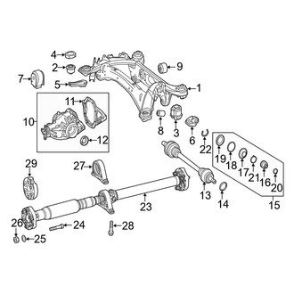 Mercedes-Benz OE - Rear Suspension - Axle & Differential