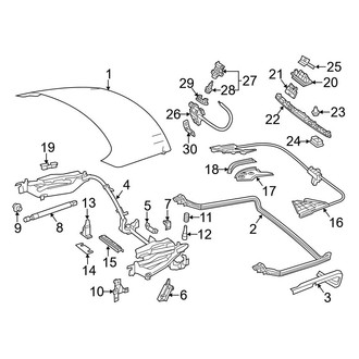 Mercedes-Benz OE - Trunk Lid - Lid & Components