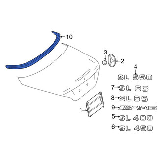 Mercedes-Benz OE - Rear Spoiler