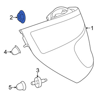 Mercedes-Benz OE - Tail Light Nut