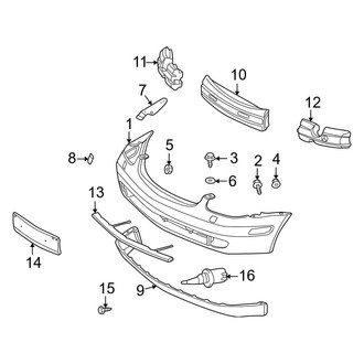 Mercedes-Benz OE - Front Bumper - Bumper & Components