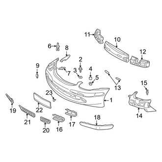 Mercedes-Benz OE - Front Bumper - Bumper & Components