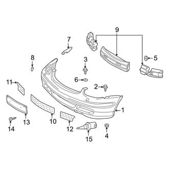 Mercedes-Benz OE - Front Bumper - Bumper & Components