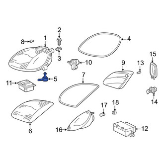 Mercedes-Benz OE - Headlight Adjusting Screw