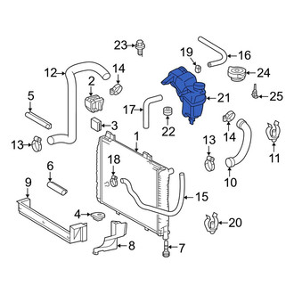 Mercedes-Benz OE - Engine Coolant Reservoir