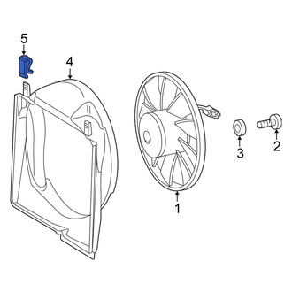 Mercedes-Benz OE - Engine Cooling Fan Shroud Clamp