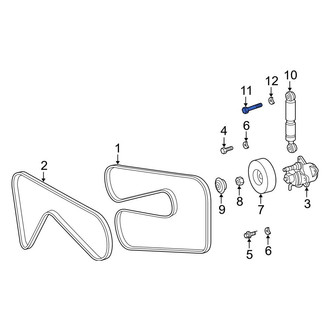 Mercedes-Benz OE - Suspension Stabilizer Bar Bracket Bolt