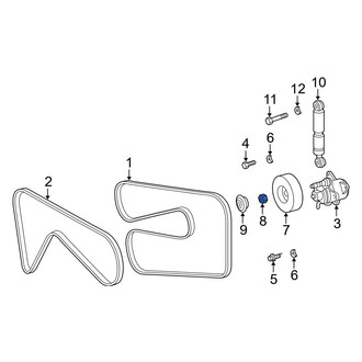 Mercedes-Benz OE - Belt Tensioner Pulley Nut