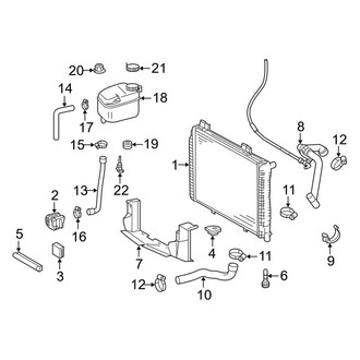 Mercedes-Benz OE - Cooling - Radiator & Components