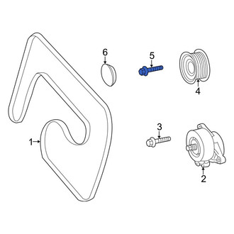 Mercedes-Benz OE - Accessory Drive Belt Idler Pulley Bolt