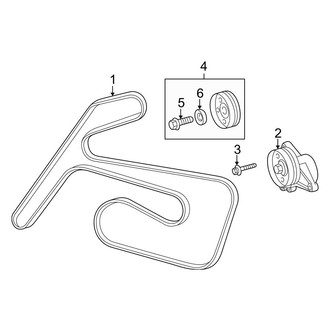 Mercedes-Benz OE - Cooling - Belts & Pulleys