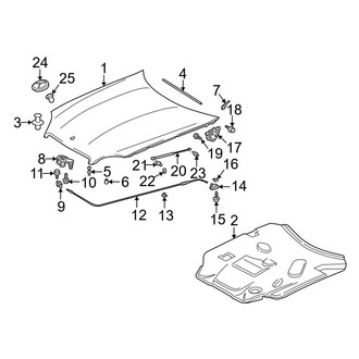 Mercedes-Benz OE - Hood & Components