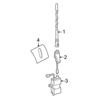 Mercedes-Benz OE - Electrical - Antenna (Quarter Panel)