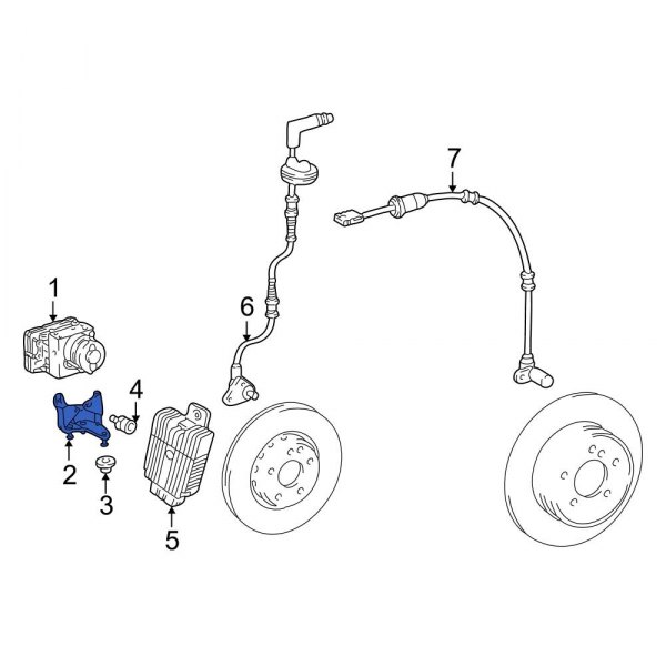 ABS Hydraulic Pump Bracket