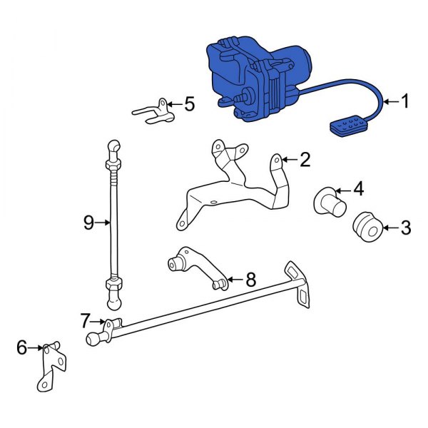 MercedesBenz OE 0005455165 Cruise Control Actuator