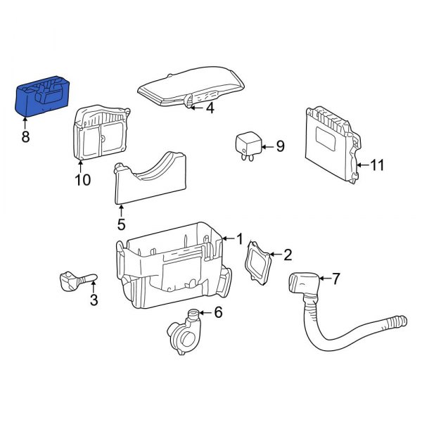 MercedesBenz OE 1705450205 Powertrain Control Module Relay