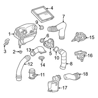 Mercedes-Benz OE - Engine - Air Intake