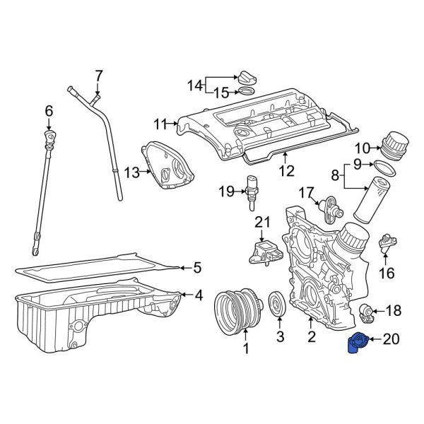 MercedesBenz OE 1245420017 Engine Oil Level Sensor
