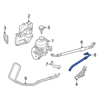 Mercedes-Benz OE - Power Steering Return Hose