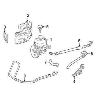Mercedes-Benz OE - Steering Gear & Linkage - Pump & Hoses