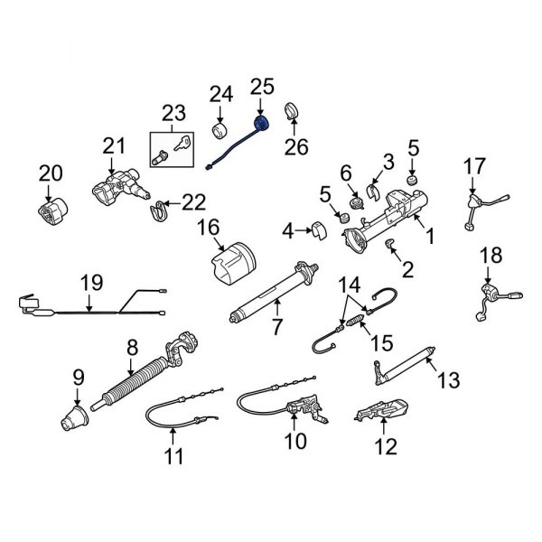 MercedesBenz OE 1684620253 Ignition Immobilizer Antenna