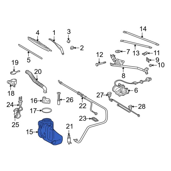 Washer Fluid Reservoir