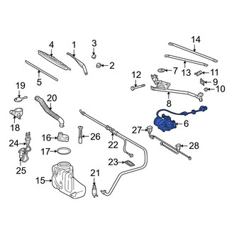 Mercedes-Benz OE - Wiper Motor