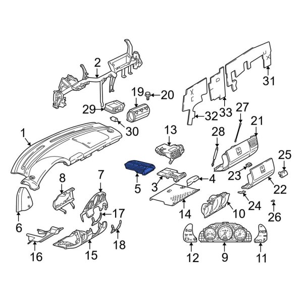 Instrument Cluster Housing