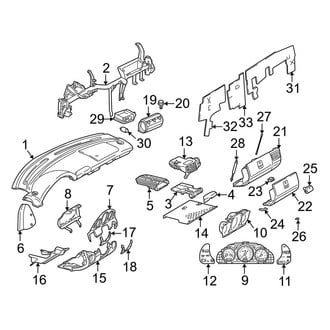 Mercedes-Benz OE - Instrument Panel