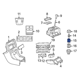 Mercedes-Benz OE - Heated Mirror Switch