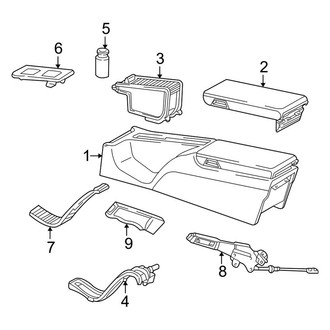 Mercedes-Benz OE - Rear Console