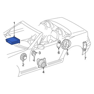 Mercedes-Benz OE - Radio Control Unit