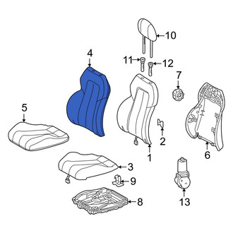 Mercedes-Benz OE - Front Seat Back Cushion Cover