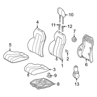 Mercedes-Benz OE - Seats & Tracks - Front Seat Components